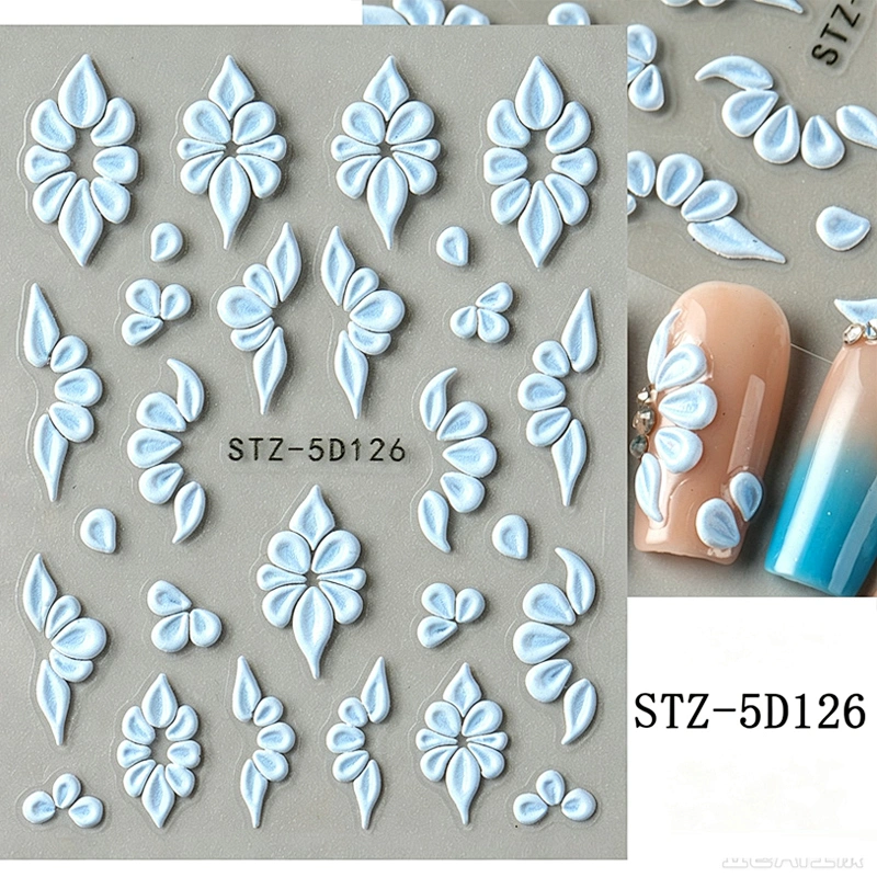 Demon Flower Nail Stickers